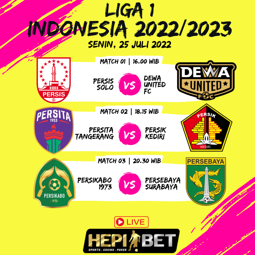 Live Stream Liga 1 Indonesia : Prediksi Persikabo VS Persebaya